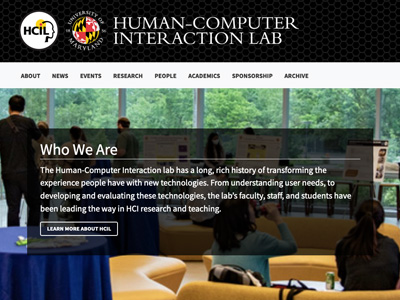 (HCIL) Human-Computer Interaction Lab