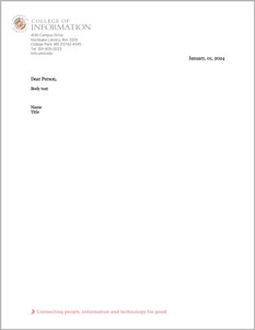 INFO Letterhead Icon